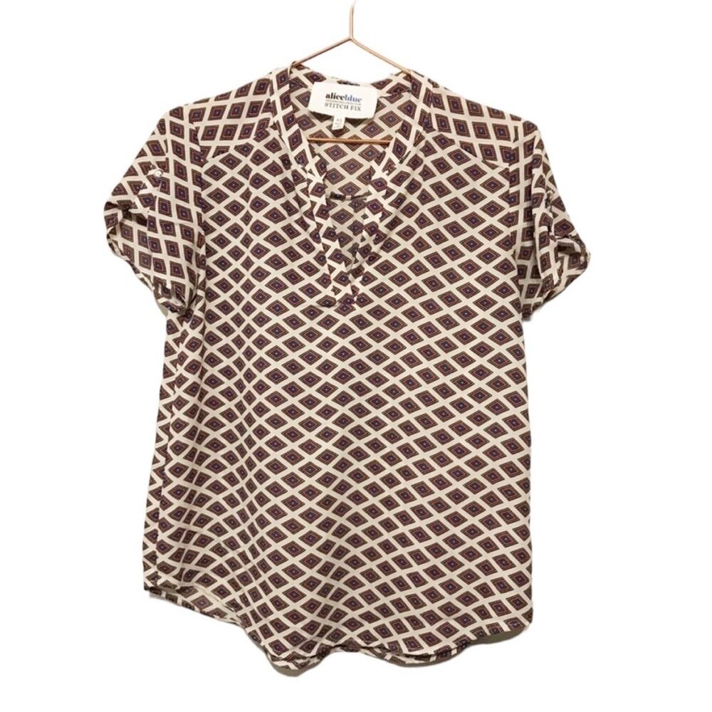 Aliceblue Stitch fix dressy blouse size XS